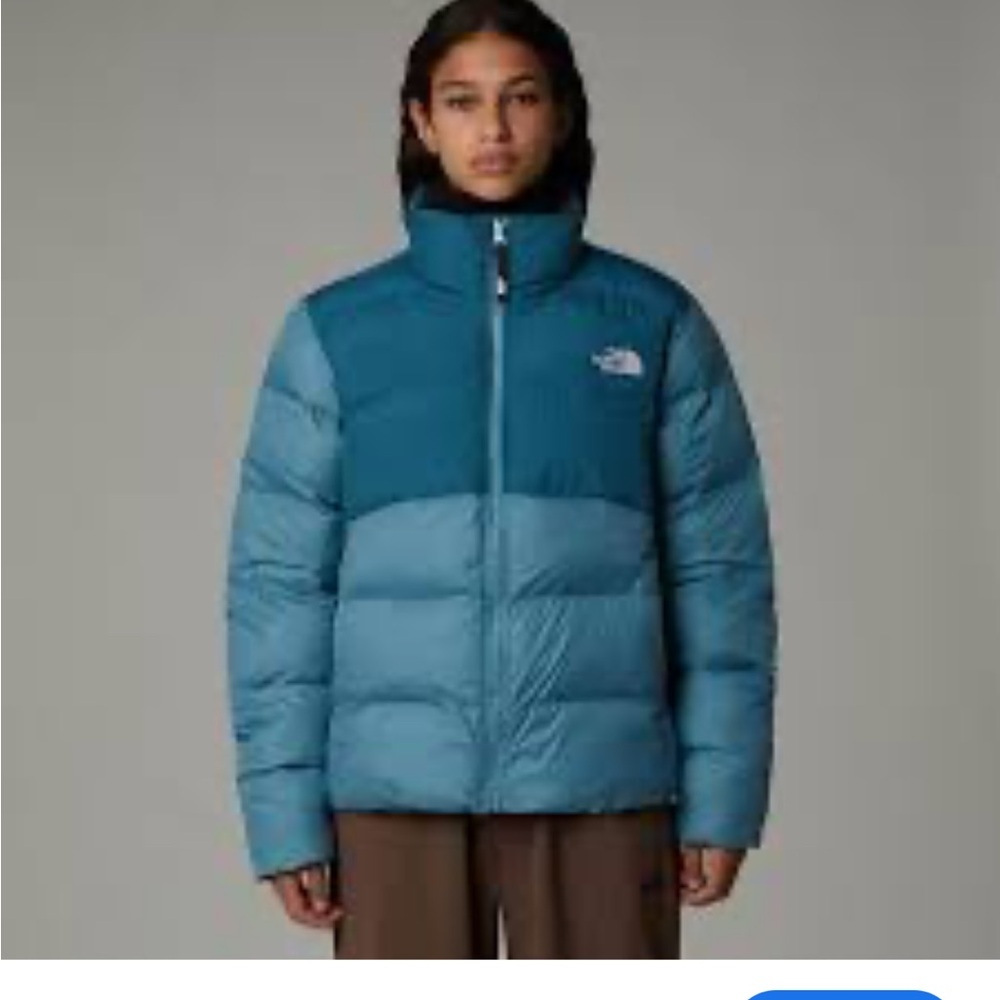 The North Face Insulated Puffer Jacket 550-Down Reversible Teal Girl’s XL 18
